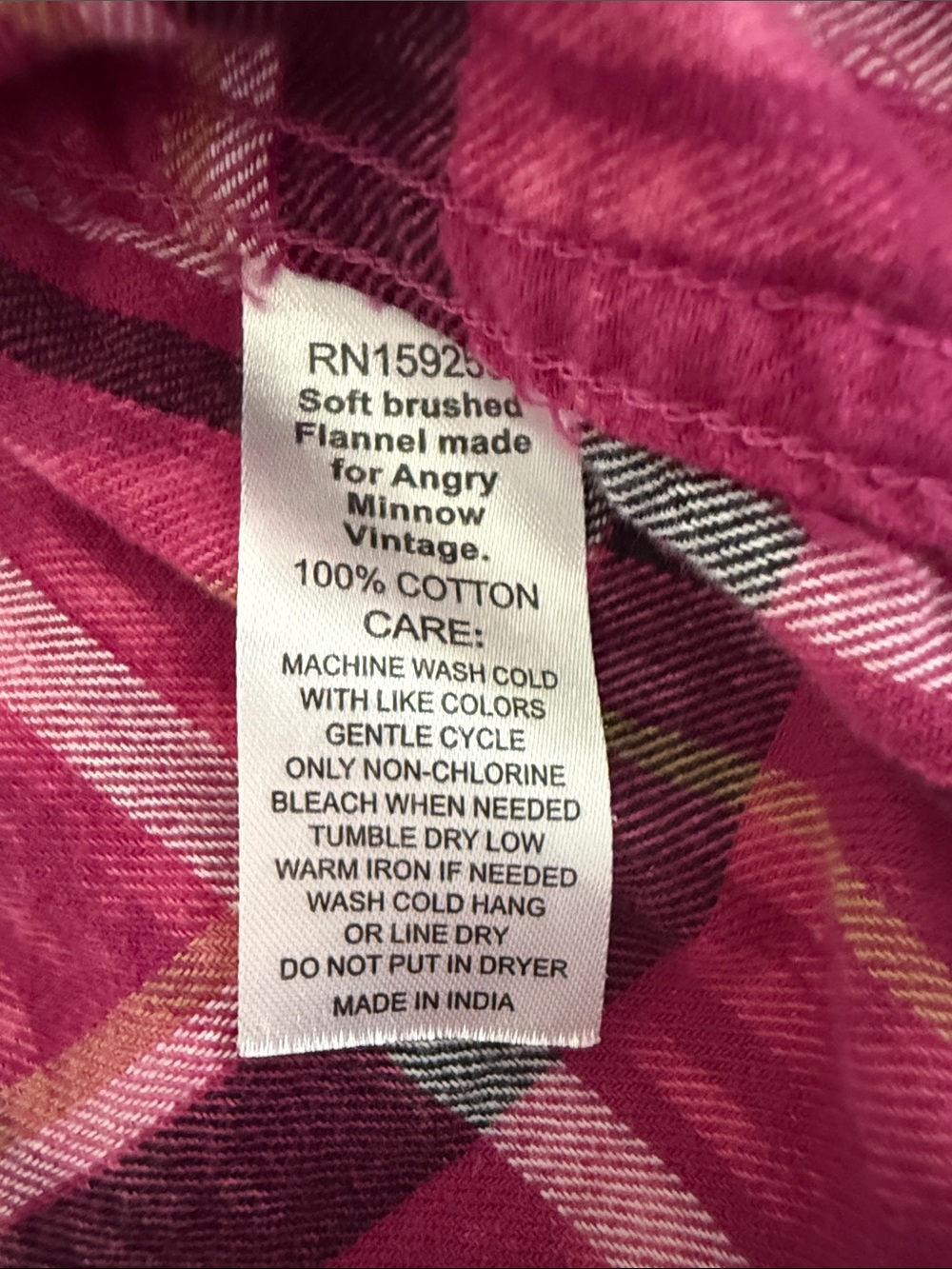 Angry Minnow Clothing CoPlaid flannel with Mermaid XXL - Picture 9 of 11